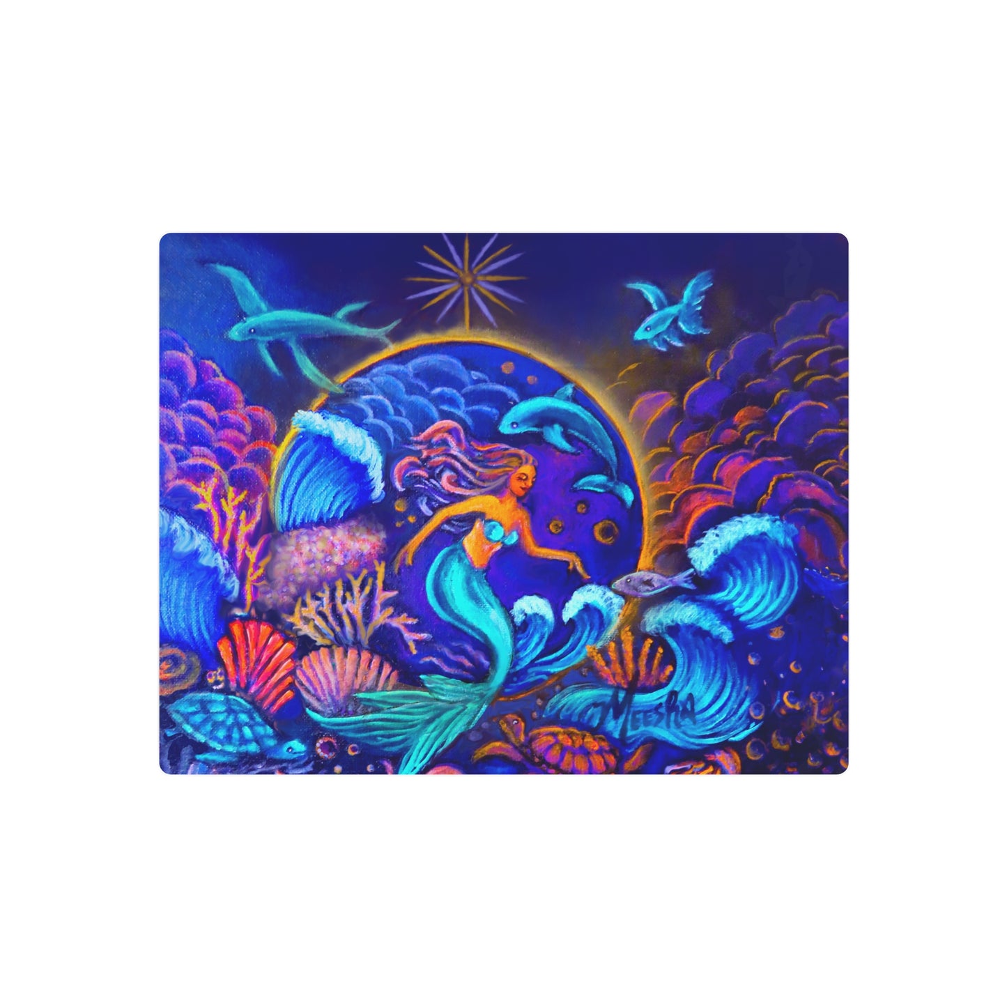 Celestrial Extraterrestrial Metal Art Sign