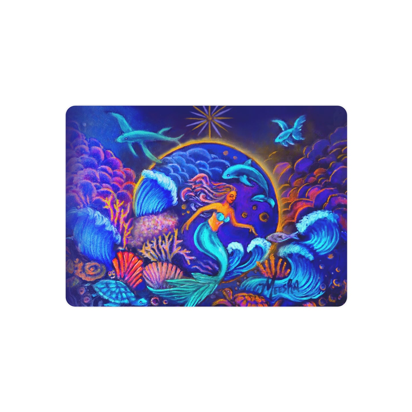 Celestrial Extraterrestrial Metal Art Sign