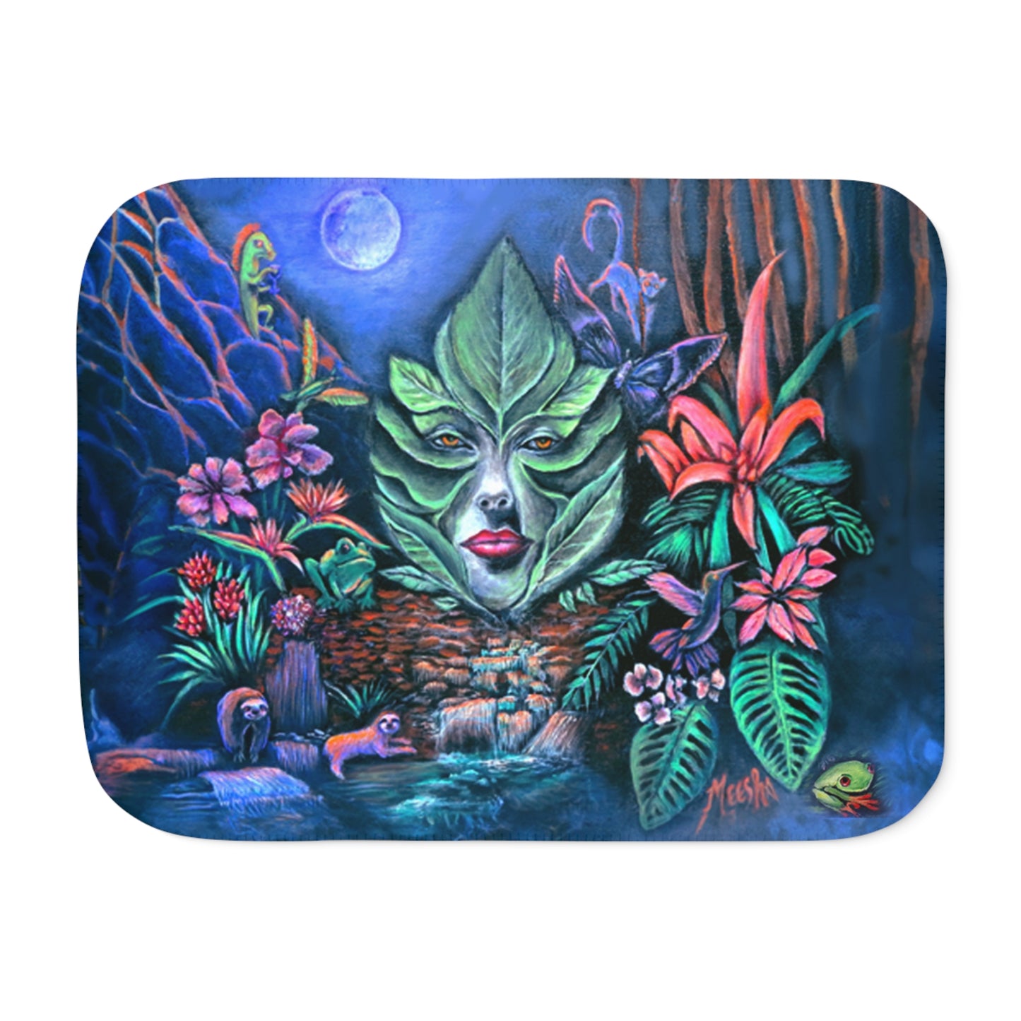 Moonlight Mischief Super Cozy Sherpa Blanket