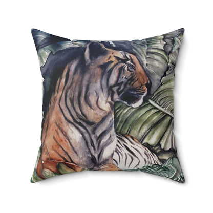 Watchful Warrior Spun Polyester Square Pillow