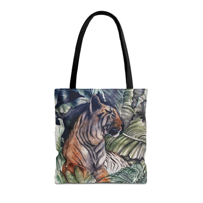 Watchful Warrior Tiger Tote Bag