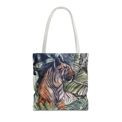 Watchful Warrior Tiger Tote Bag