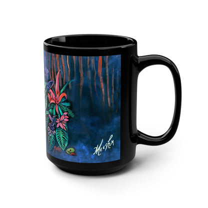 Moonlight Mischief Black Mug, 15oz