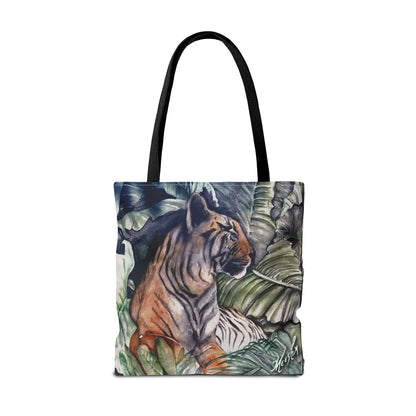 Watchful Warrior Tiger Tote Bag