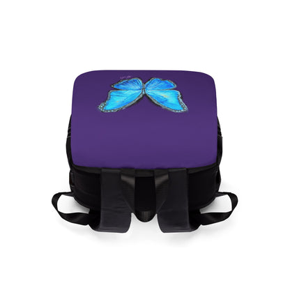 Butterfly Unisex Casual Shoulder Backpack