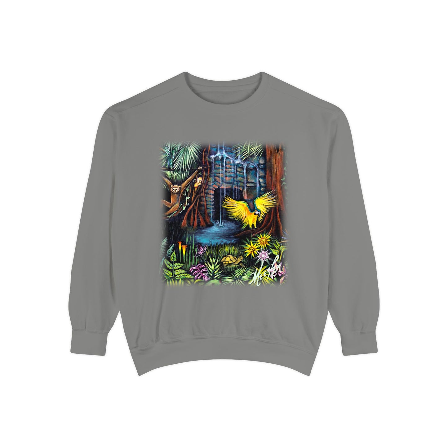 Amazonia Unisex Garment-Dyed Sweatshirt