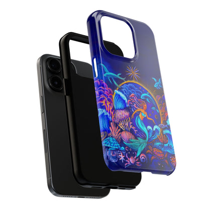 Celestial Extraterrestrial I Tough Phone Case for Mermaid Lovers