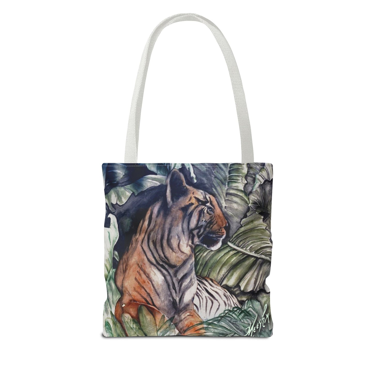 Watchful Warrior Tiger Tote Bag