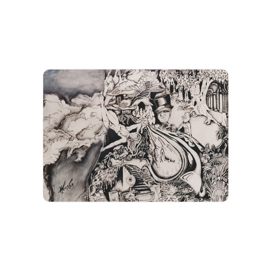 Alice In Blunderland Metal Art Sign