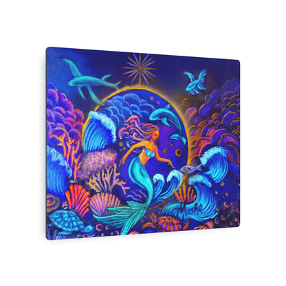 Celestrial Extraterrestrial Metal Art Sign