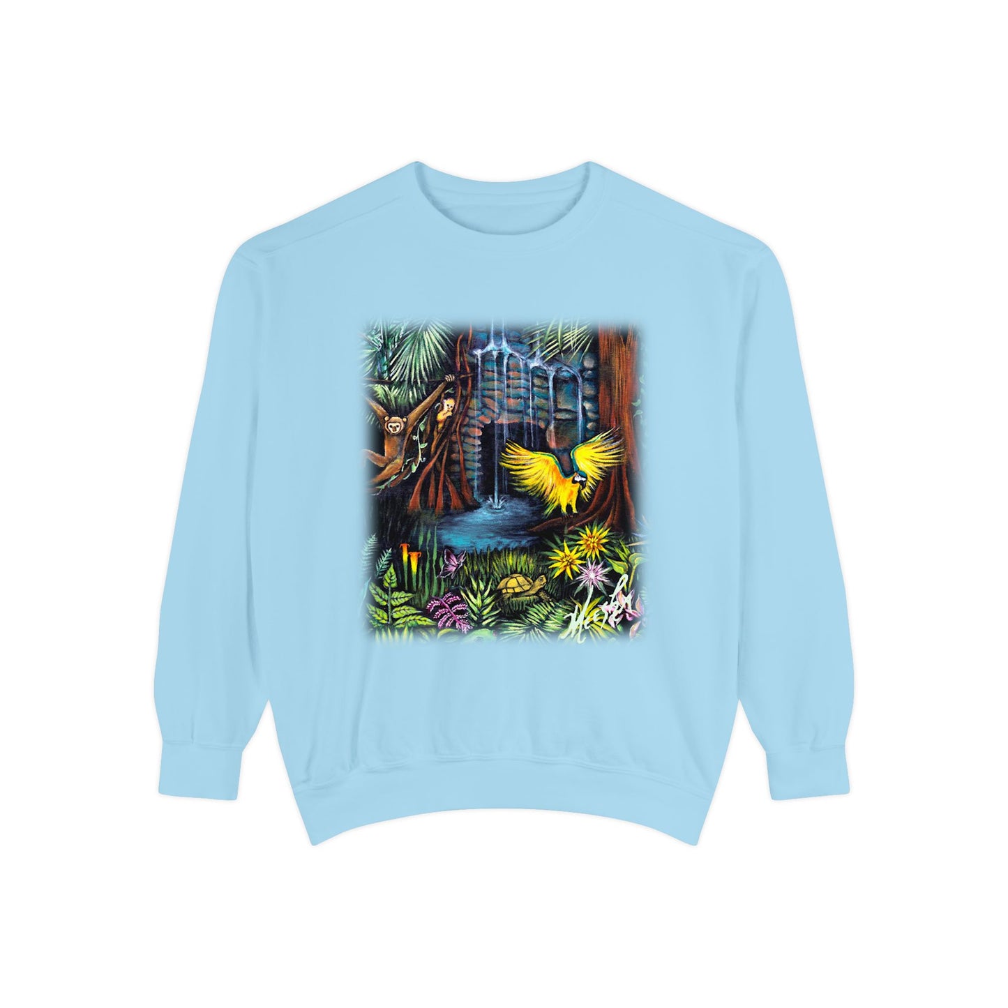 Amazonia Unisex Garment-Dyed Sweatshirt