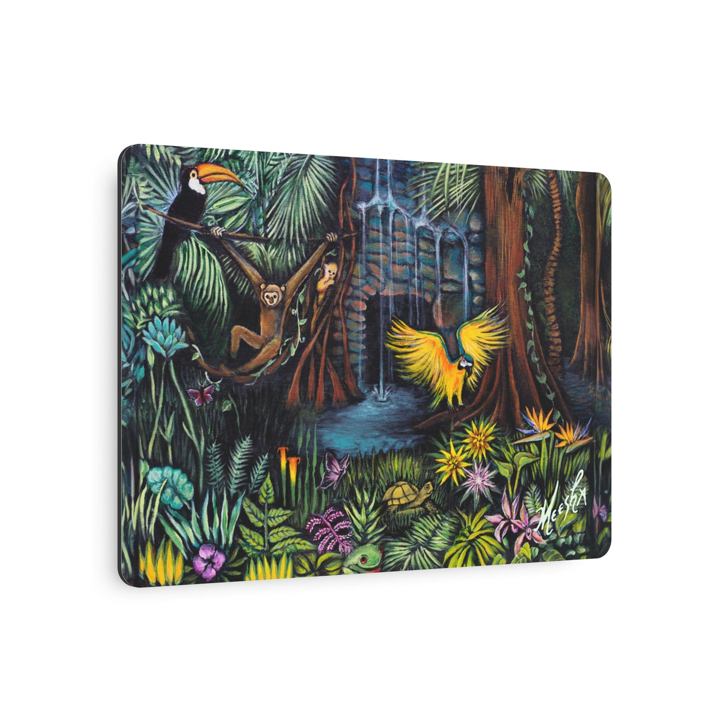 Amazonia Metal Art Sign