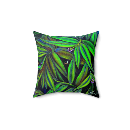 Jeepers Peepers Spun Polyester Square Pillow