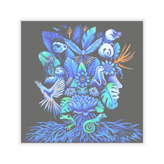 Out of the blue Kiss-Cut Stickers