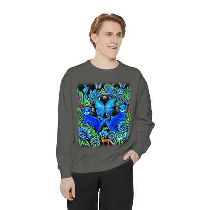 Out of Time Unisex Garment-Dyed Sweatshirt