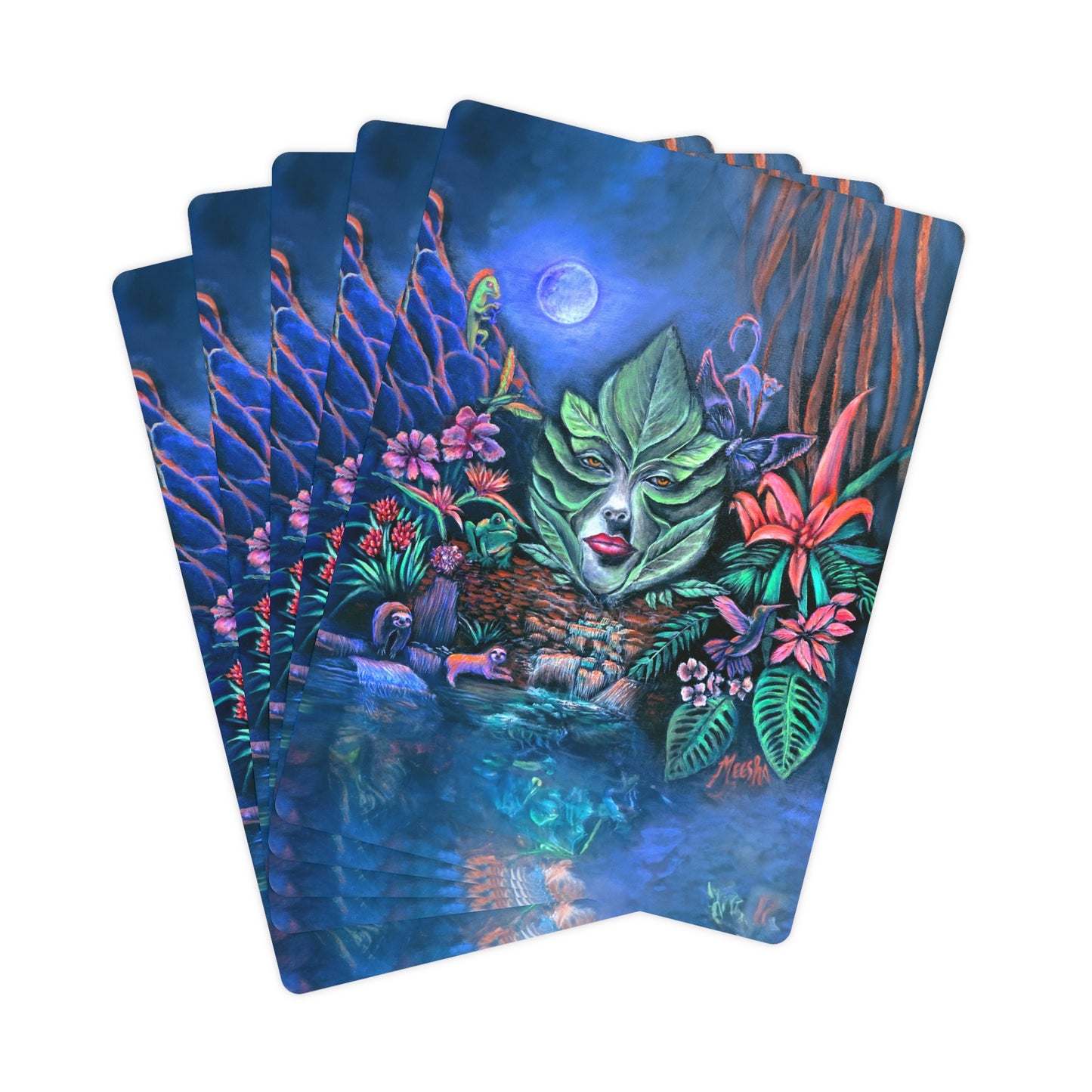 Moonlight Mischief Poker Cards