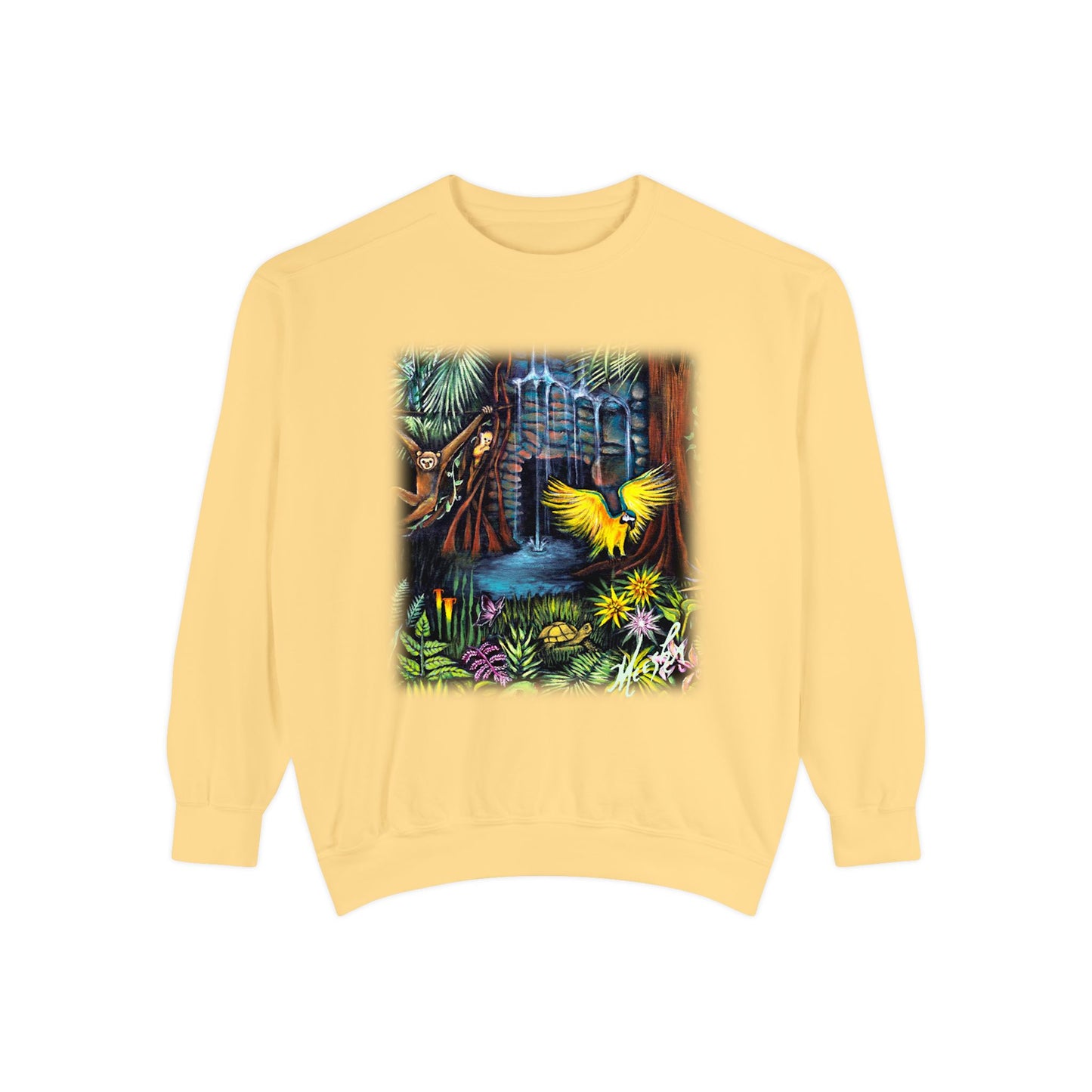 Amazonia Unisex Garment-Dyed Sweatshirt