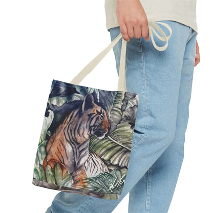 Watchful Warrior Tiger Tote Bag