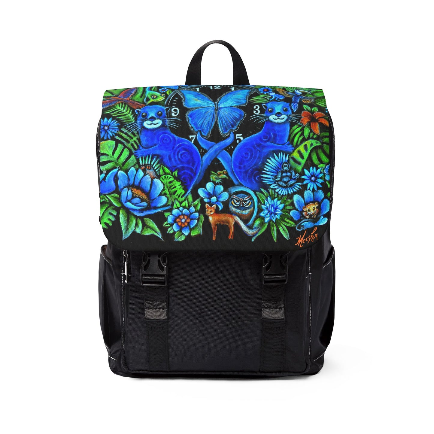 Out of Time Unisex Casual Shoulder Backpack