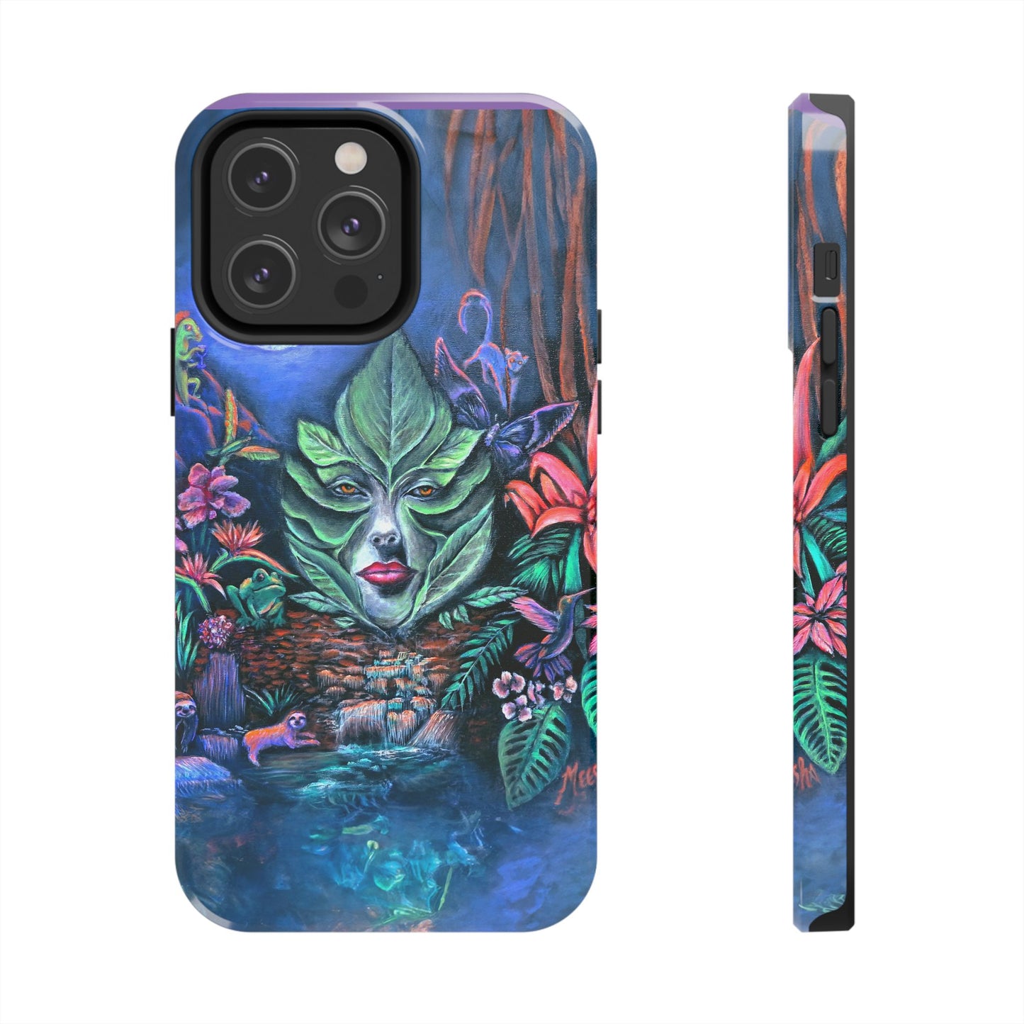 Moonlight Mischief Tough Phone Case for Nature Lovers